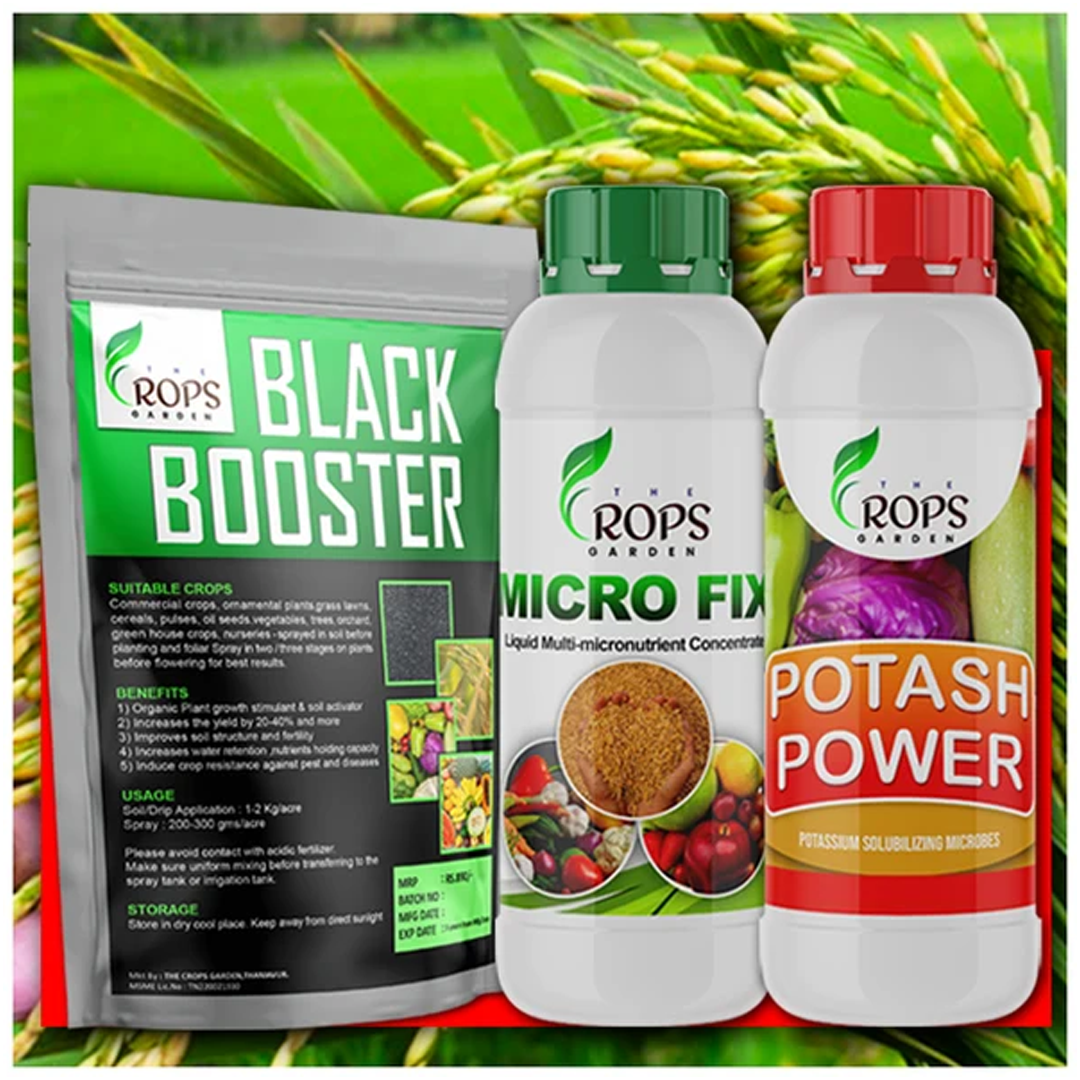 POTASH POWER , BLACK BOOSTER and MICRO FIX