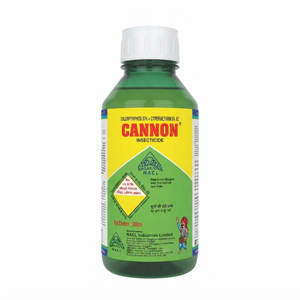 NACL Cannon Insecticide - Chlorpyriphos 50% + Cypermethrin 5% EC