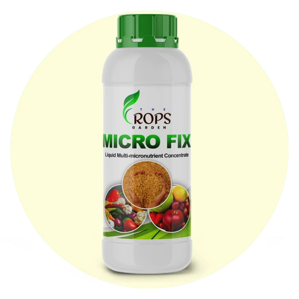 MICRO FIX – Chelated Micronutrient Tonic | Foliar Spray for All Crops | Fast Growth & Deficiency Correction